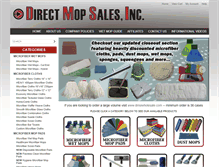Tablet Screenshot of directmopsales.com